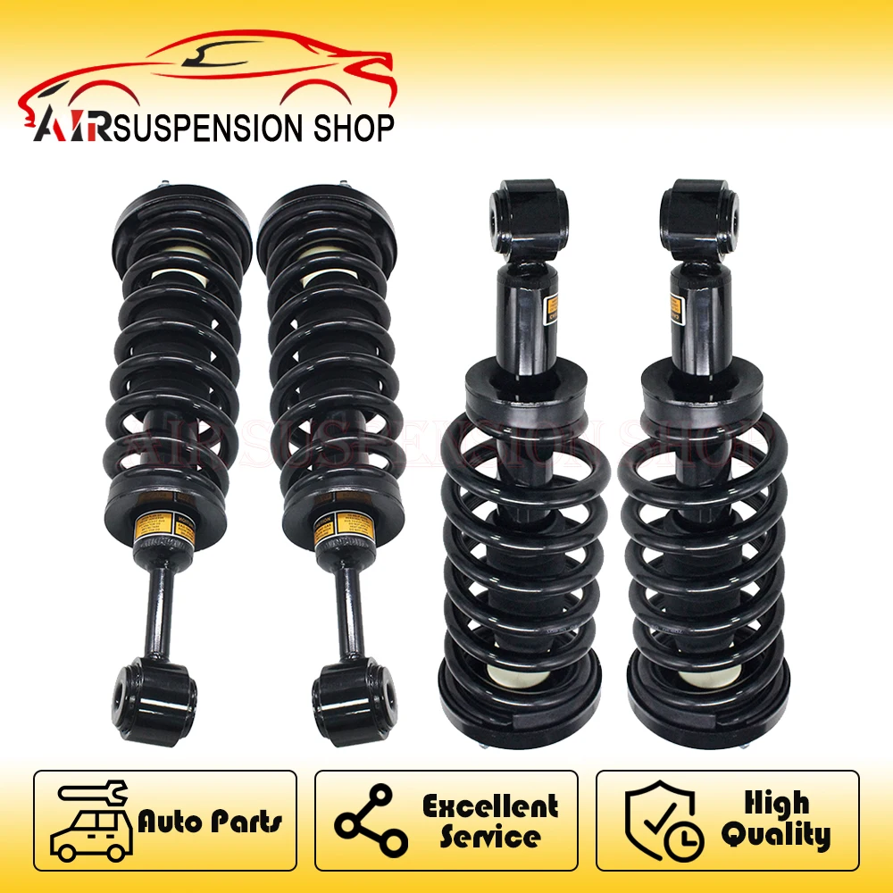 Front Rear Coil Spring Shock Absorber Assembly Uncharged For Lincoln Navigator 2003-2005 Ford Expedition 2003-2005 3L1Z18125AA