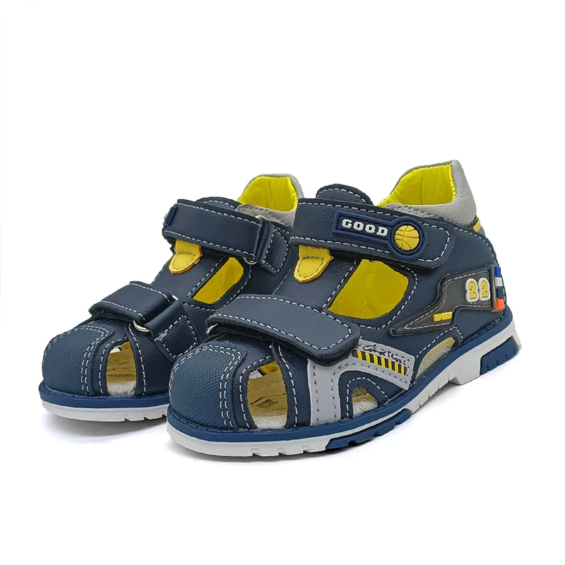Mode 1 paar Orthopädische schuhe junge PU Leder Kinder Sandalen, Super Qualität Kinder Sommer Schuhe