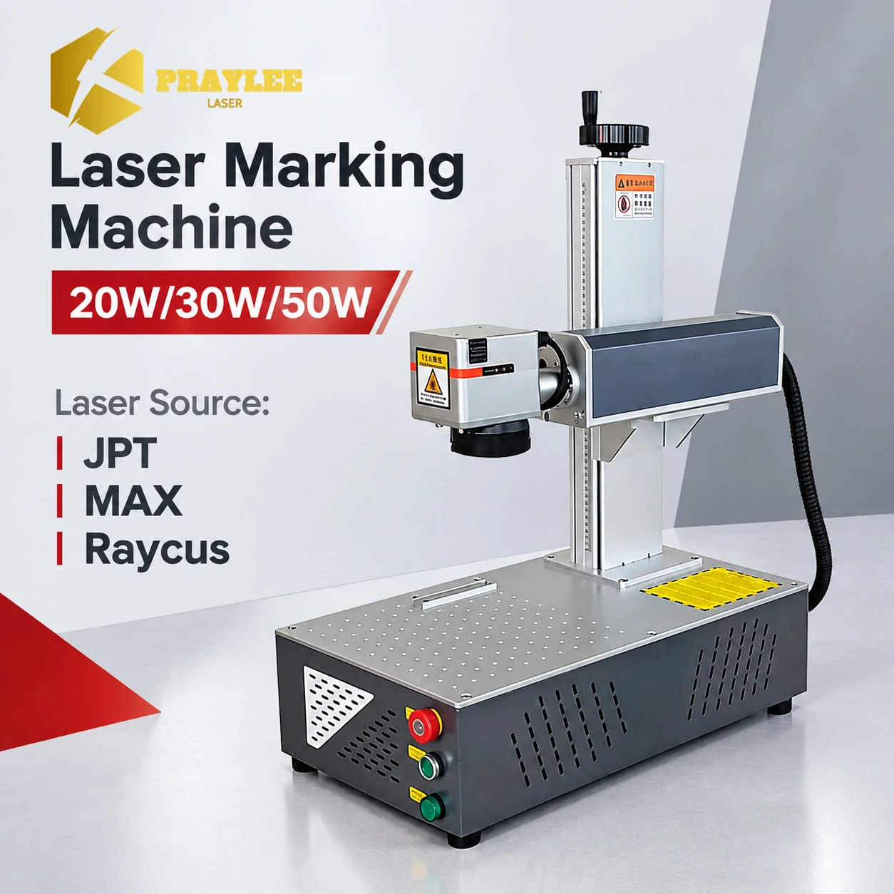 Axrayser 20W 30W 50W Fiber Laser Marking Machine With MAX Raycus JPT Laser Source For Cutting Metal Plastic Glass Wood Jewellery
