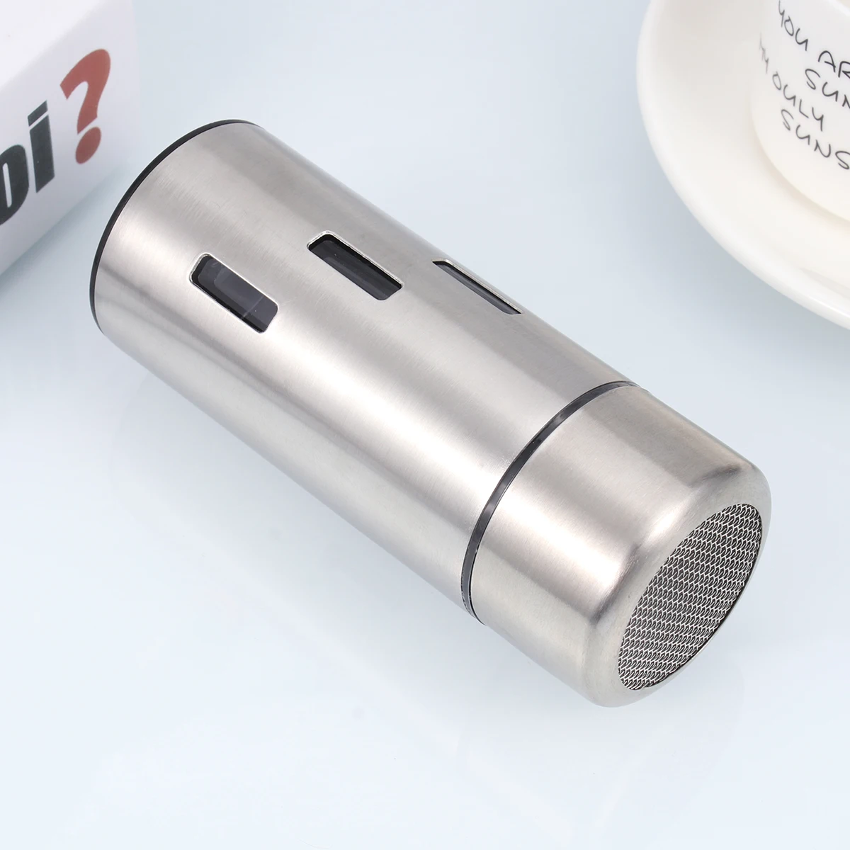 

Stainless Steel Seasoning Pot Wide Mouth Spice Container Easy Clean Jar Kitchen Storage Utensils Space Saving Anti Rust Design