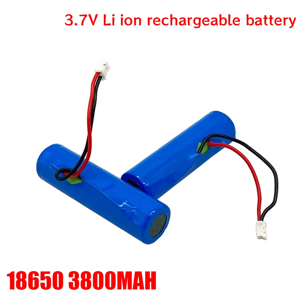 Batterie au lithium aste pour éclairage de secours, lumière LED de pêche, haut-parleur Bluetooth, ligne de bricolage, Eddie ion, 3.7 mAh, 18650 V, 3800