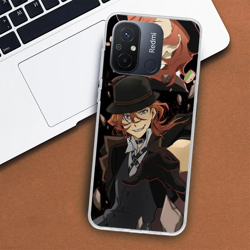 Bungo Stray Dogs Nakahara Chuuya Phone Case For Xiaomi Redmi 12 12C 10 10C 10A 9T 9C 9A 9 8 8A 7 7A 6 6A K70 K60 K20 K30 K40 Pro