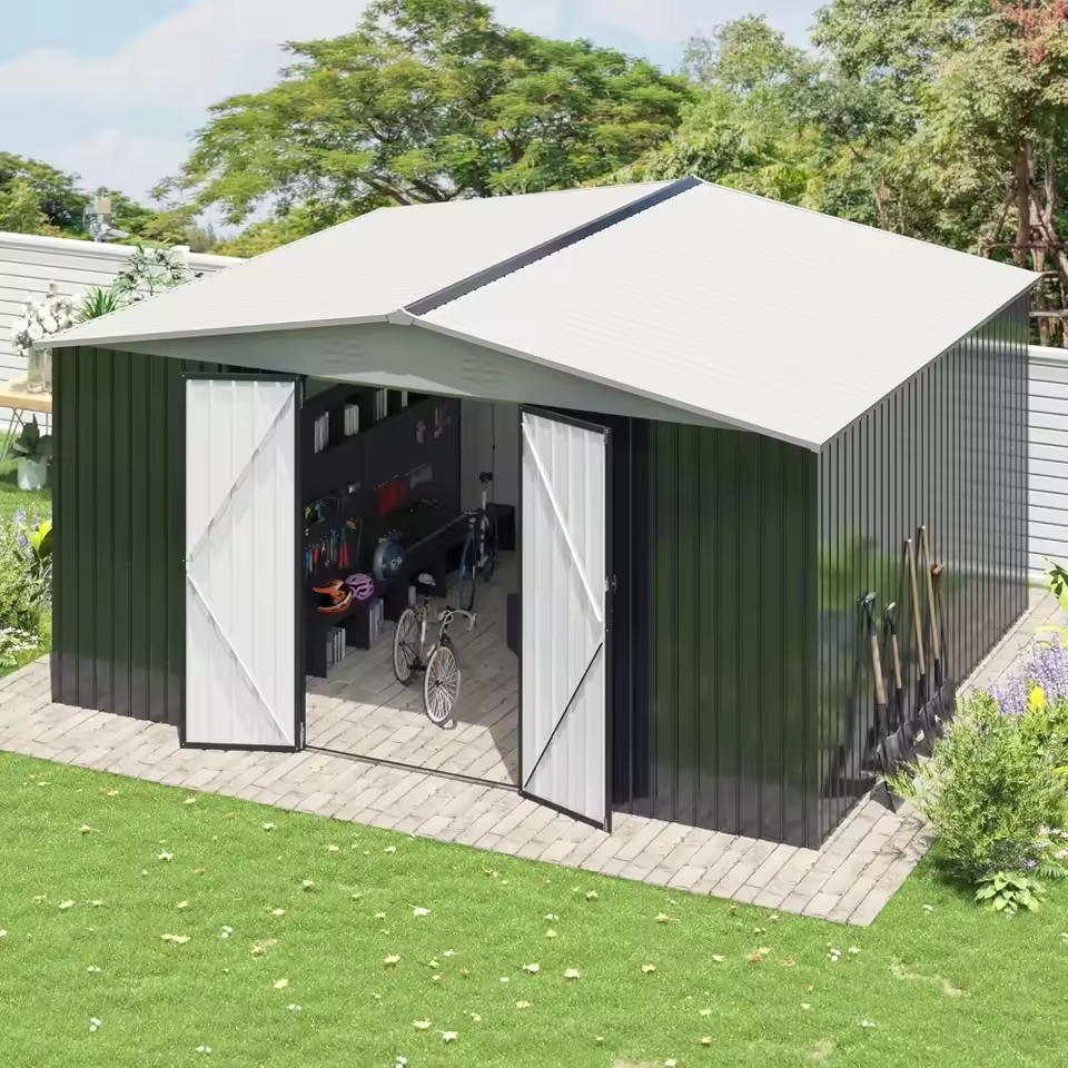 12x14 FT Outdoor Metal Storage Shed