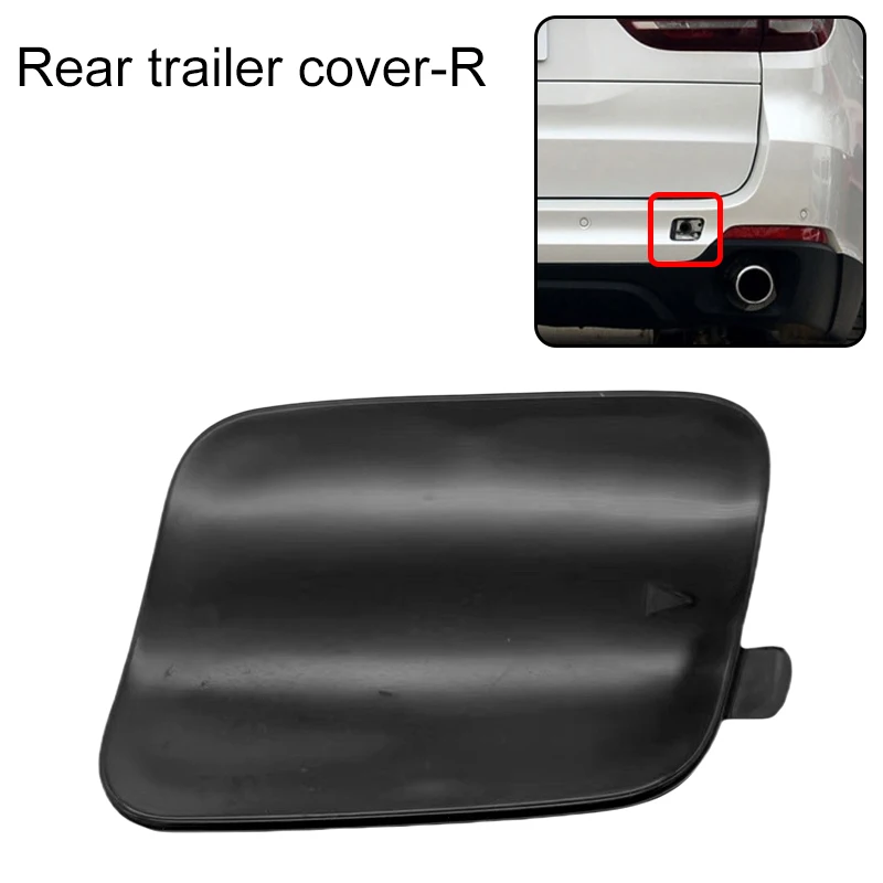 Rear Bumper Trailer Cover Tow Hooks for BMW X5 F15 Series 51127378573 51127378574