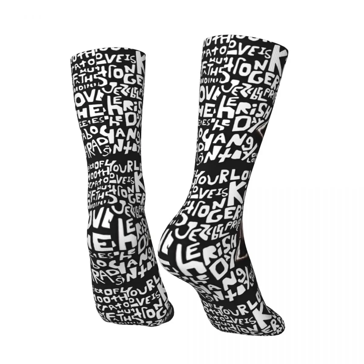 Happy Funny Men's compression Socks Fast And Furious Vintage Harajuku Sade Hip Hop Novelty Casual Crew Crazy Sock Gift Printed