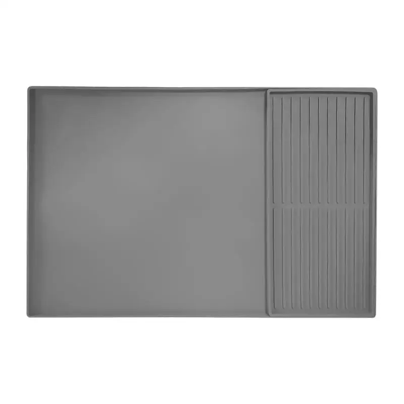 

Dish Drying Mat Flexible Heat Resistant Silicone Mat For Coffee Machine Non Slip Multifunctional Machine Washable Coffee Station