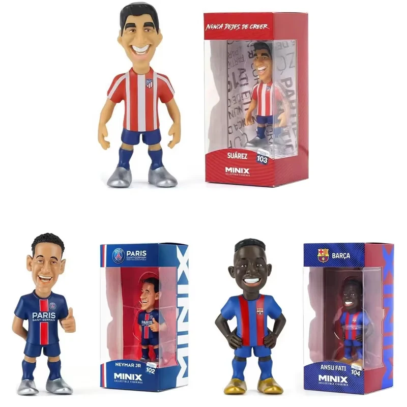 

Collectible Football Star Figurines Neymar Faty Suarez figure model Child toy Birthday Gift