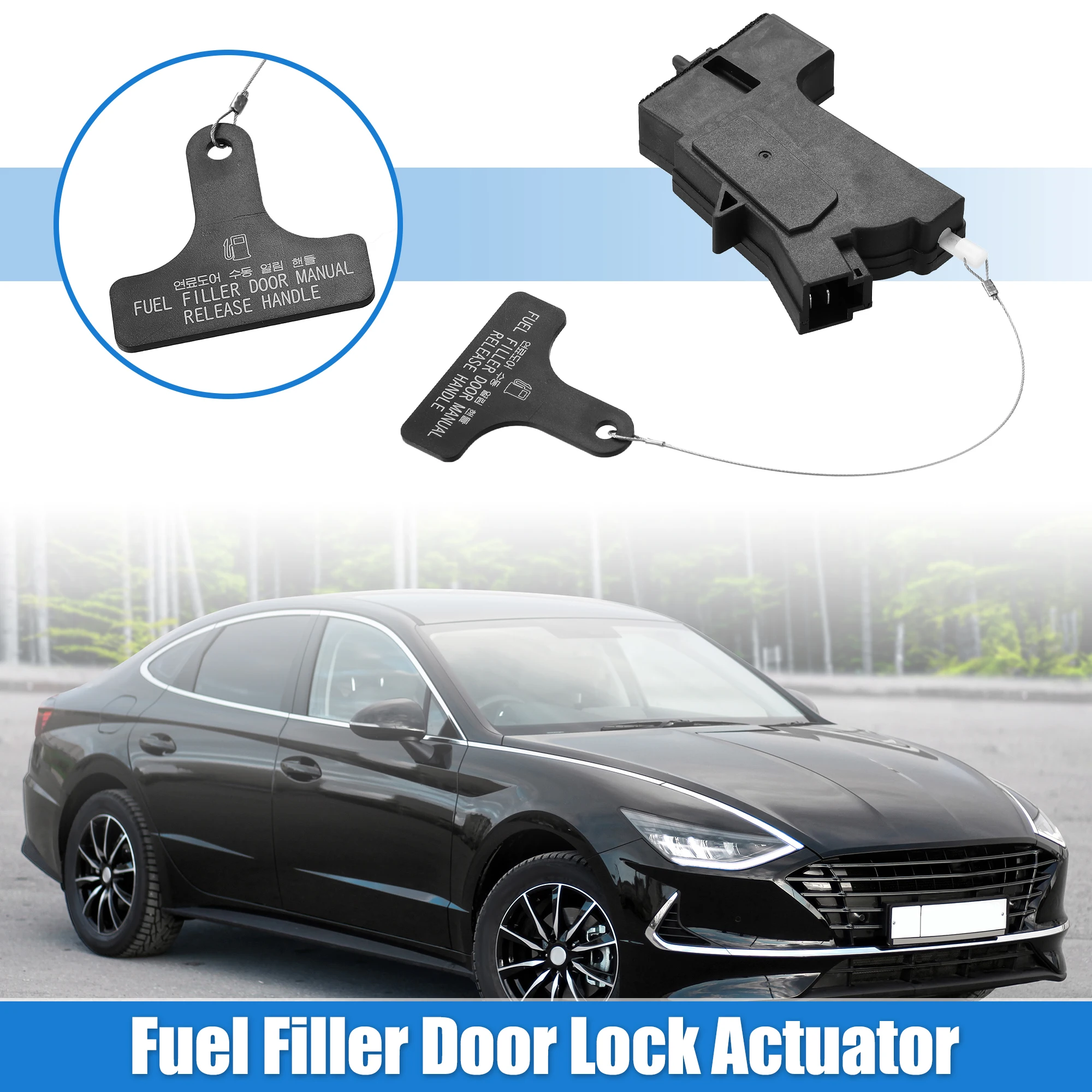 

UXCELL Auto Fuel Door Lock Actuator 81590-2T000 for Hyundai Sonata for Kia Optima