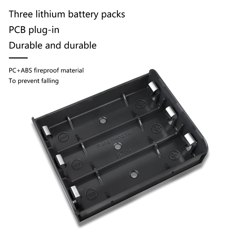 Battery Holder Storage Box Container 21700 Case 1X 2X 3X 4X 21700 Dropship
