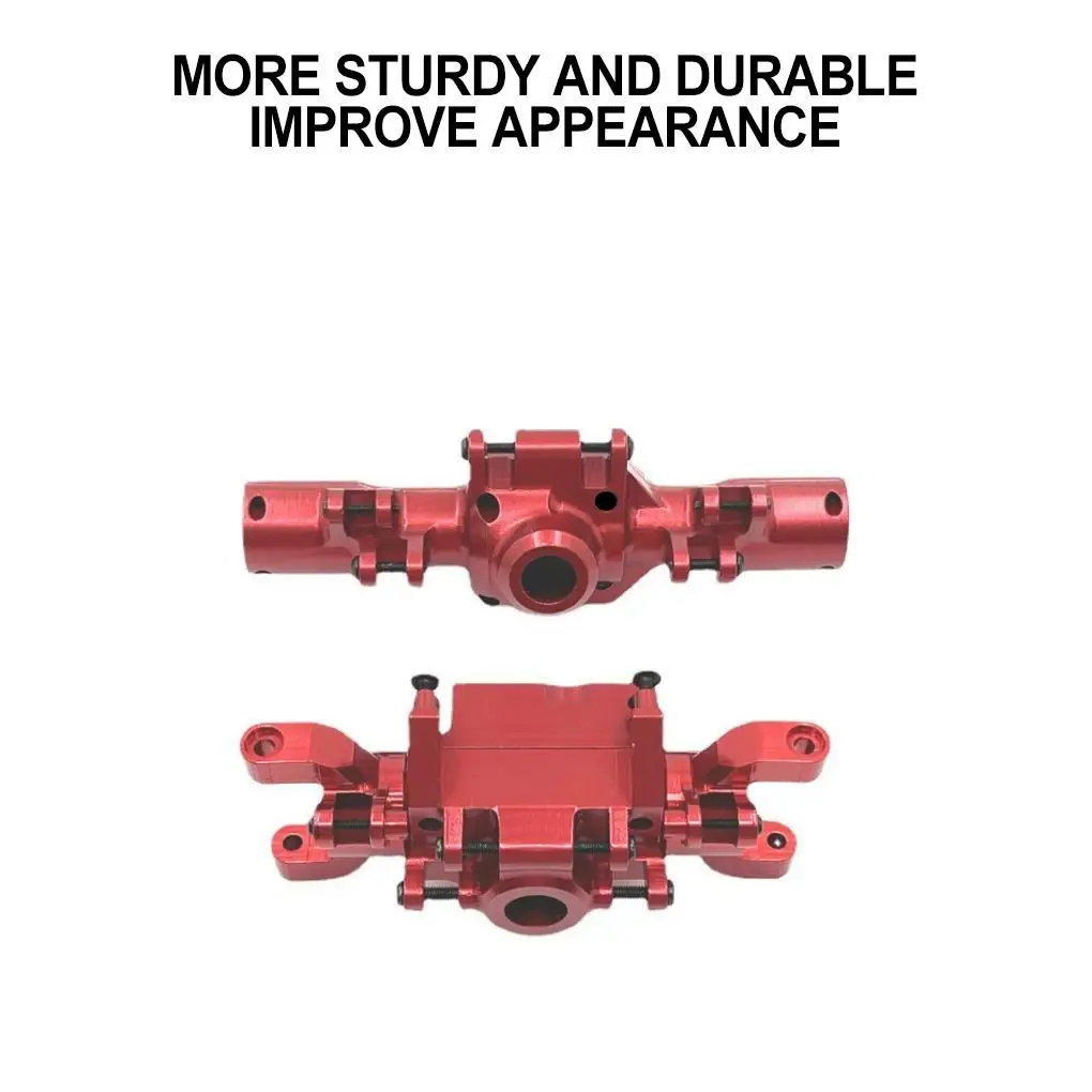 RCGOFOLLOW 2piece Aluminum Alloy Compact Yet Durable Design Front And Rear Axle Housings For 1/10 ZP1001 ZP1002 ZP1003