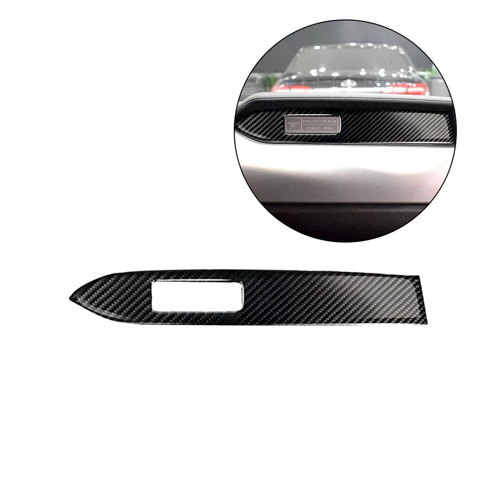 

Carbon Fiber Dashboard Sticker Car Styling Decal Auto Trim Decoration Durable Lightweight Peel Stick For 2015-2017