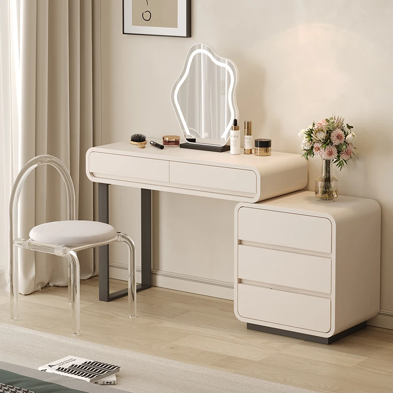 

Modern French Vanity Table Beauty Organizer Drawers Storage Vanity Table With Mirror Design Coiffeuse De Chambre Furniture