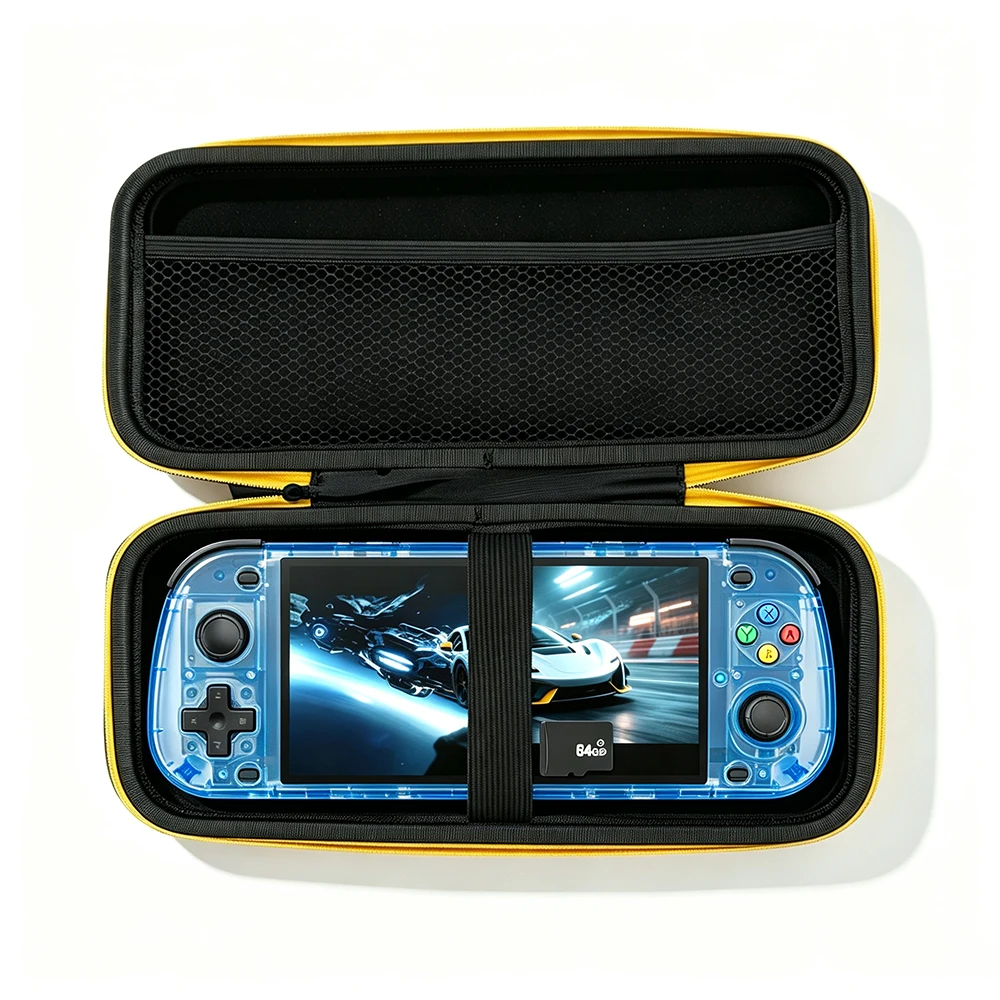 Hard Carrying EVA Case For New R50H Retro Handheld Games Console 5.0 Inch Portable Travel Protective Resistant Storage Bag