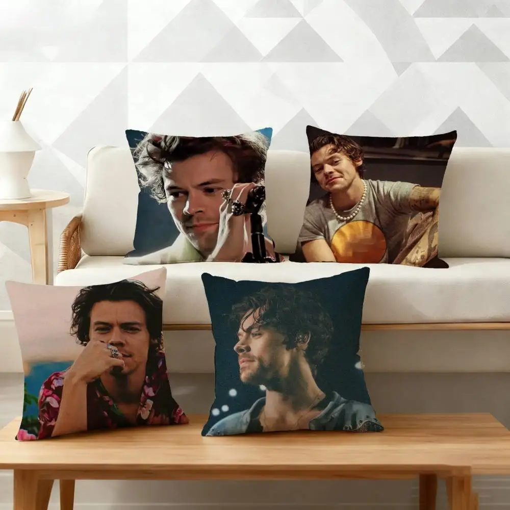 

Singer H-HaRRy Music Pillow Case Pattern Printed Pillowcase For Living Room Sofa Cushion Cover