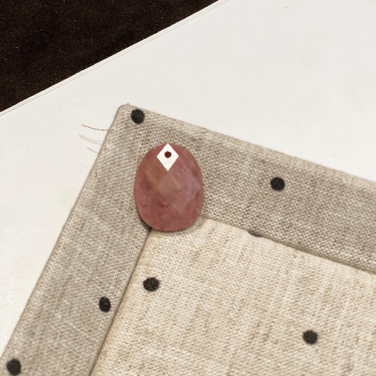 DIY Facettierter Anhänger aus Naturstein, Grüner Aventurin-Anhänger 16x21mm für Schmuckherstellung, DIY-Halsketten, Ketten, Ohrringe, Zubehör – Detail 5
