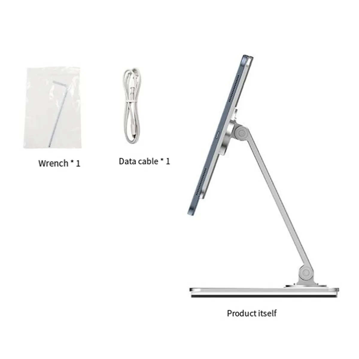 2026 New Magnetic Charging Tablet Stand for Pro/Air,Rotatable Folding,Self-Contained Installation