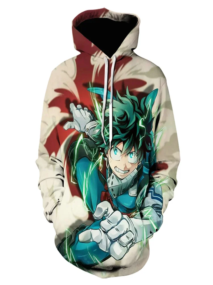 New My Hero Academia 3D Print Hoodie Sweatshirts Men Women Fashion Casual Cool Pullover Harajuku Streetwear Anime Hoodies