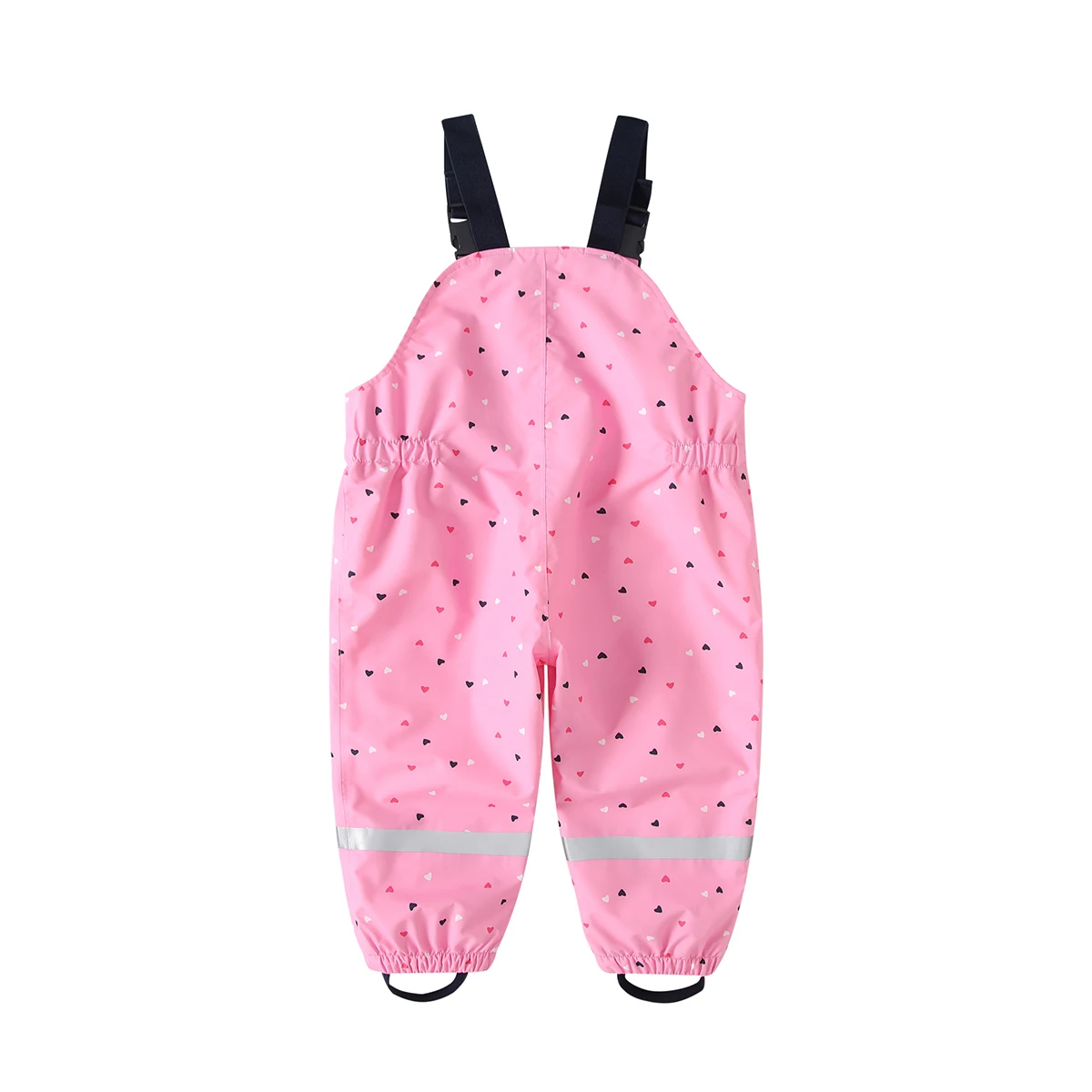 HONEYKING Waterproof Rain Pants for Kids Baby Jumpsuits Girls Overalls Fashion Pink Children's Outerwear