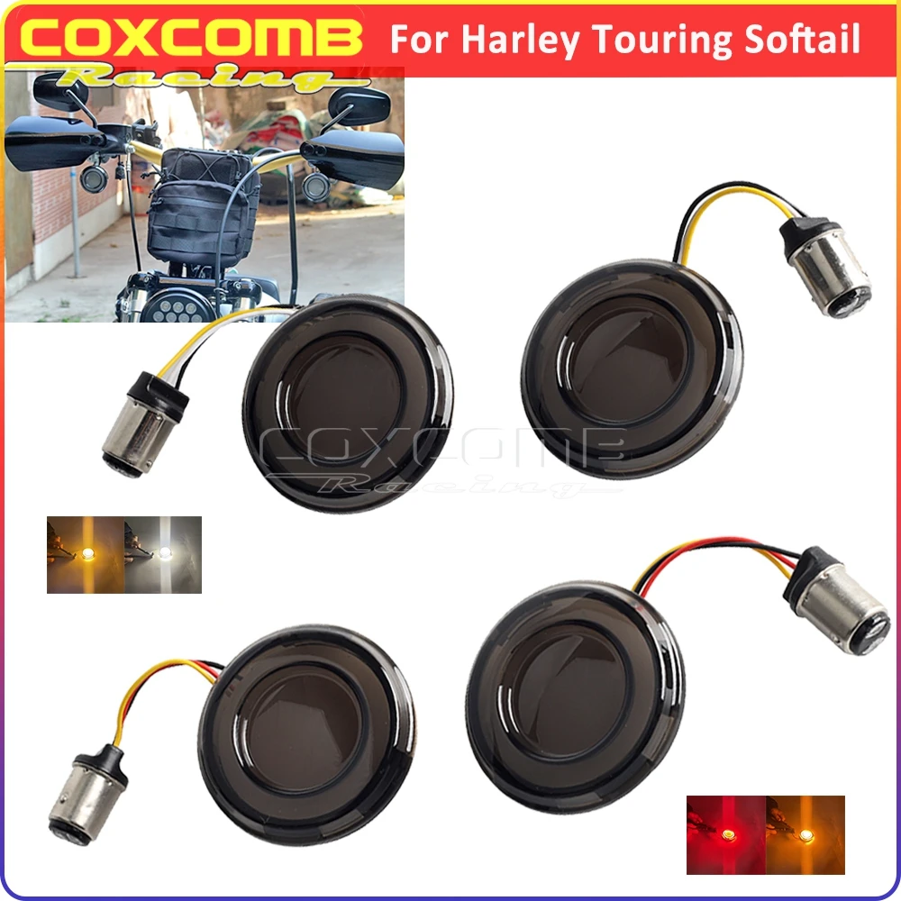

Rear Brake Blinker Motorcycle LED Front Rear Turn Signal Light For Harley FLHT FLHTK FLTRX FLTRXS FLTRK FLTRU FLHXS FLHXS FLRT