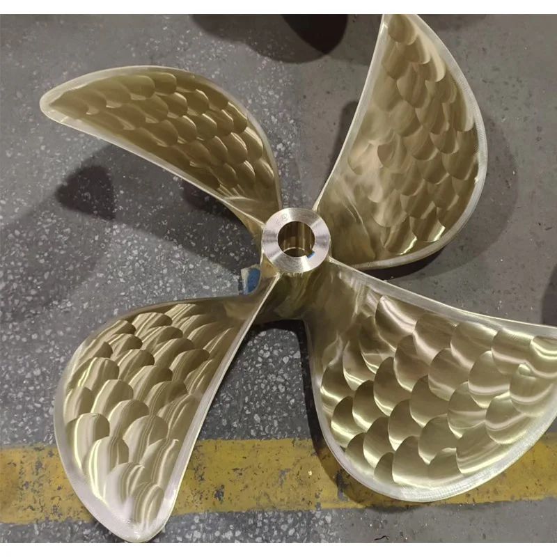 High Quality Cu1 and Cu3 High Speed 4 Blades Marine Propeller 5 Blade Marine Boat Propeller