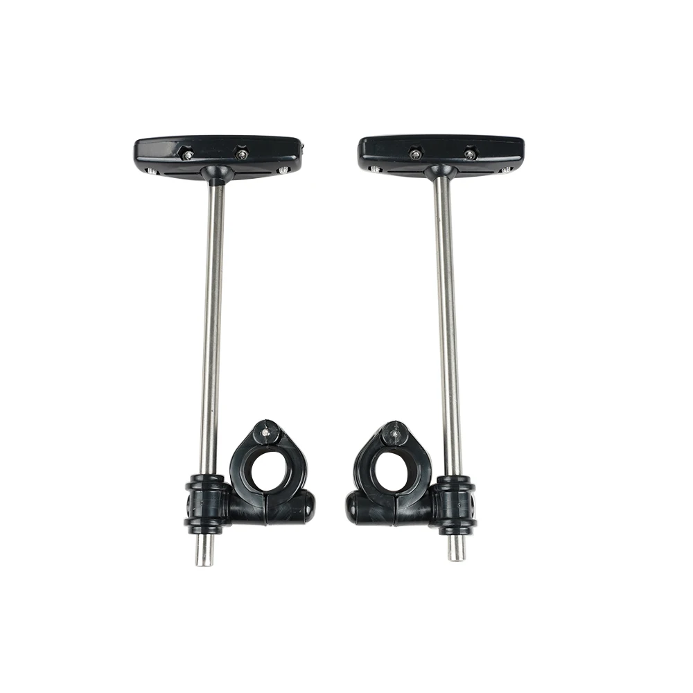 Universal Motorcycle Windshield Fit For 22 - 25mm Handlebar Street Bikes Bracket Heightened Modified Thickened Front WindScreen