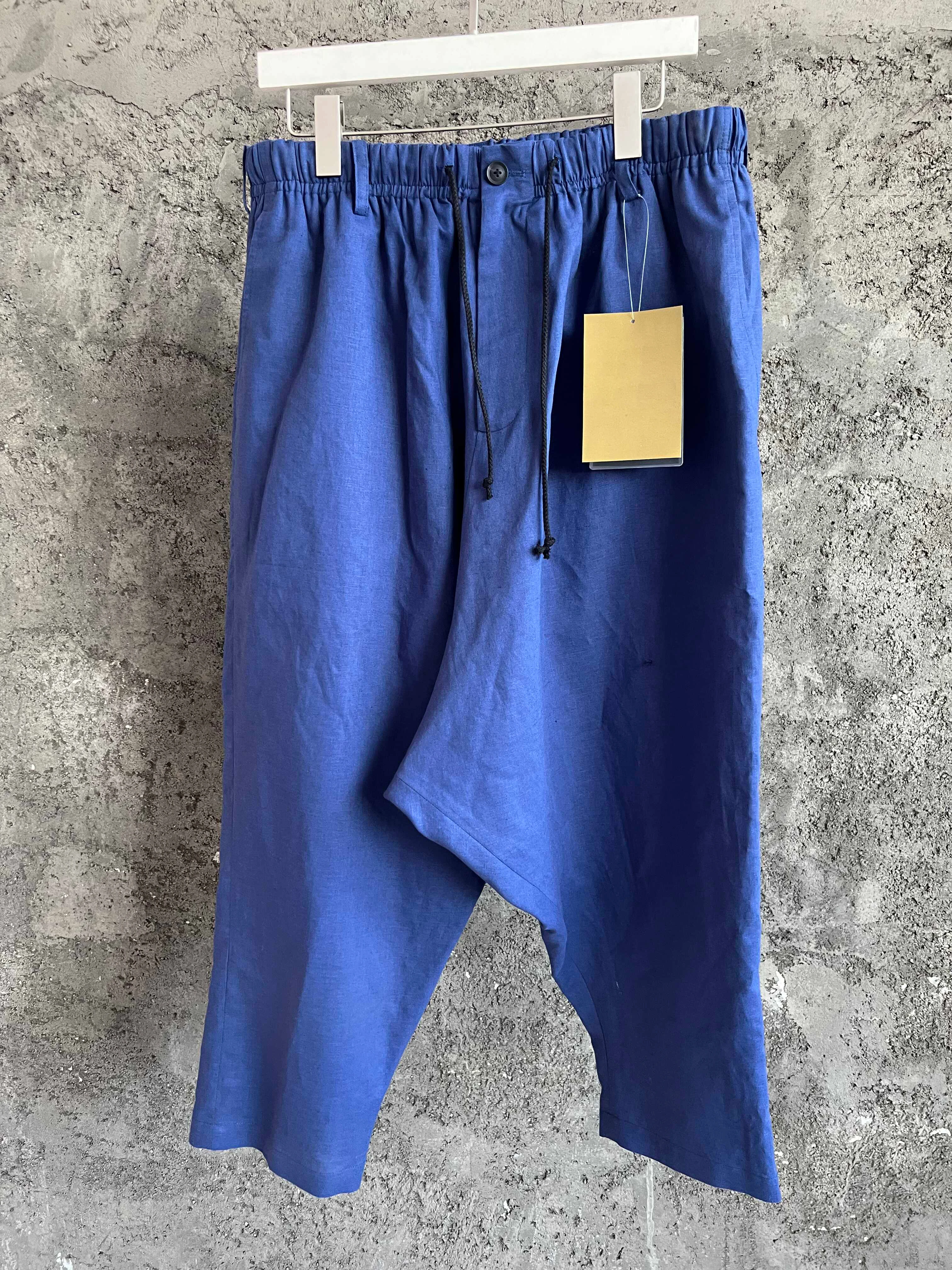 

TOP-YAMAMOTO wool lantern pants, culottes, loose wide-leg pants, Barron pants for men