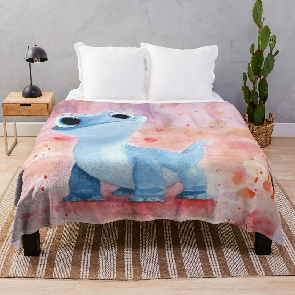 Bruni, the fire salamander Throw Blanket Retro Blankets Weighted Blanket For Sofa Thin Decorative Throw Blanket