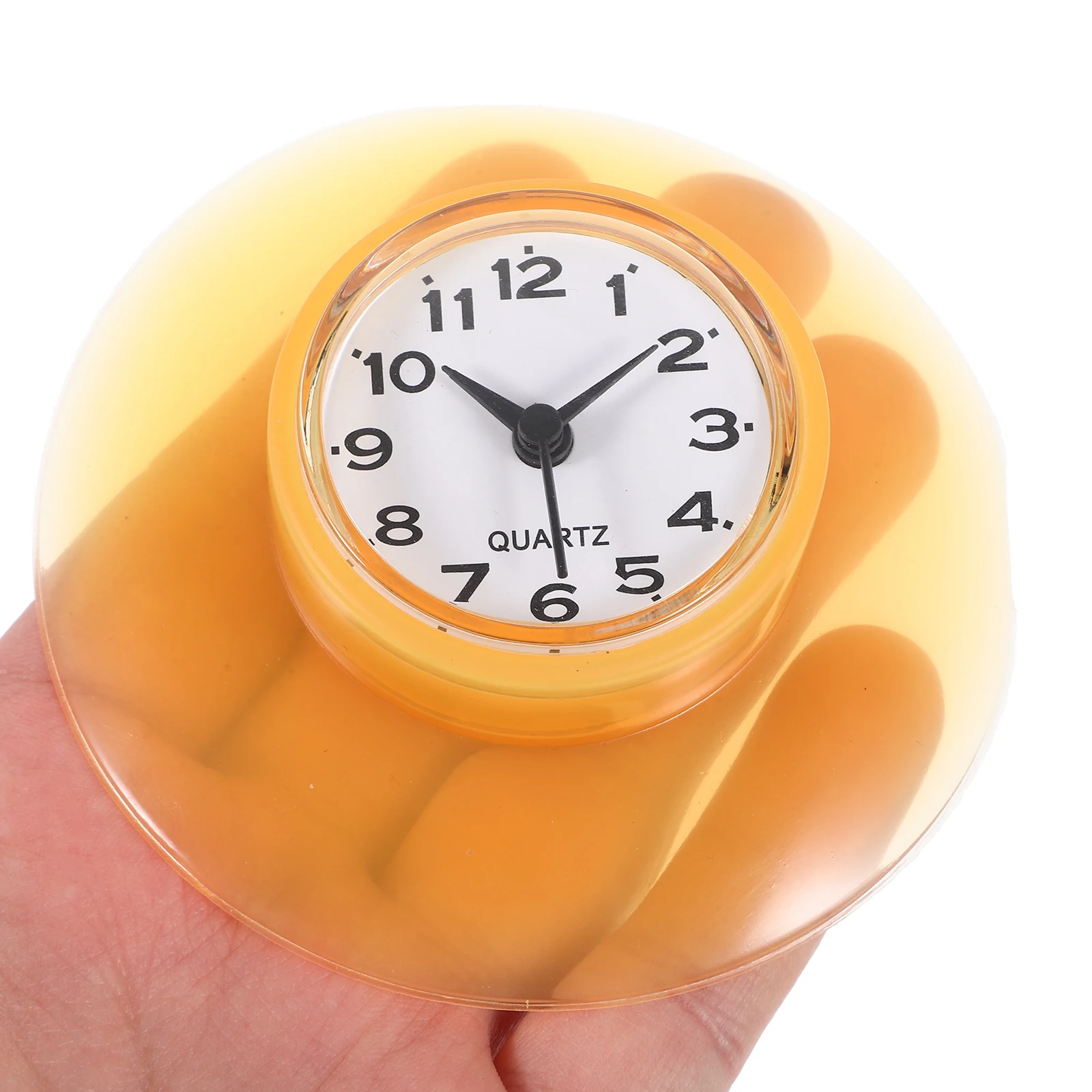 

Bathroom Suction Cup Clock Modern Wall Clocks Waterproof Small White No Craftsmanship Decorative Bathroom Office Bedroom