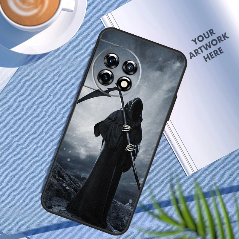 Death Grim Reaper Skull For OnePlus Nord 3 CE 2 Lite 2T N10 N20 N100 N200 8 9 10 Pro 11 12 8T 9RT 10T 10R 12R Case image 4