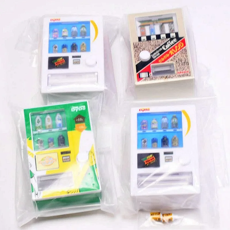 Gashapon แคปซูลของเล่นมินิเครื่องดื่ม Retro Vending Machine Miniature ของเล่นคอลเลกชันเครื่องประดับกล่องตาบอดของเล่นเด็กของขวัญ