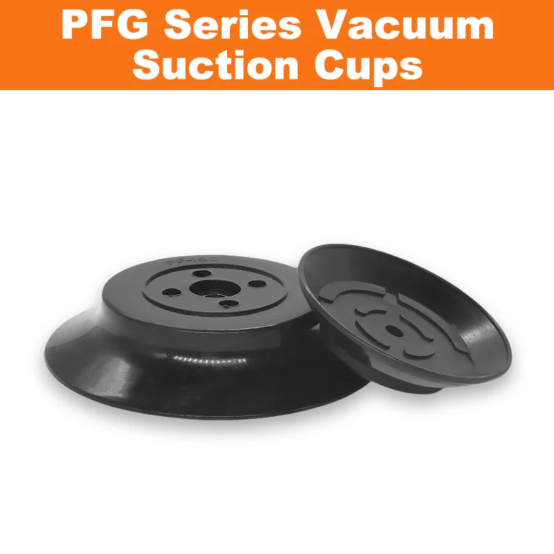 

Miaode Type PFG Series Nitrile Rubber Heavy-Duty Robotic Vacuum Suction Cups PFG-60/80/95/100/120/150/200/250-N/S