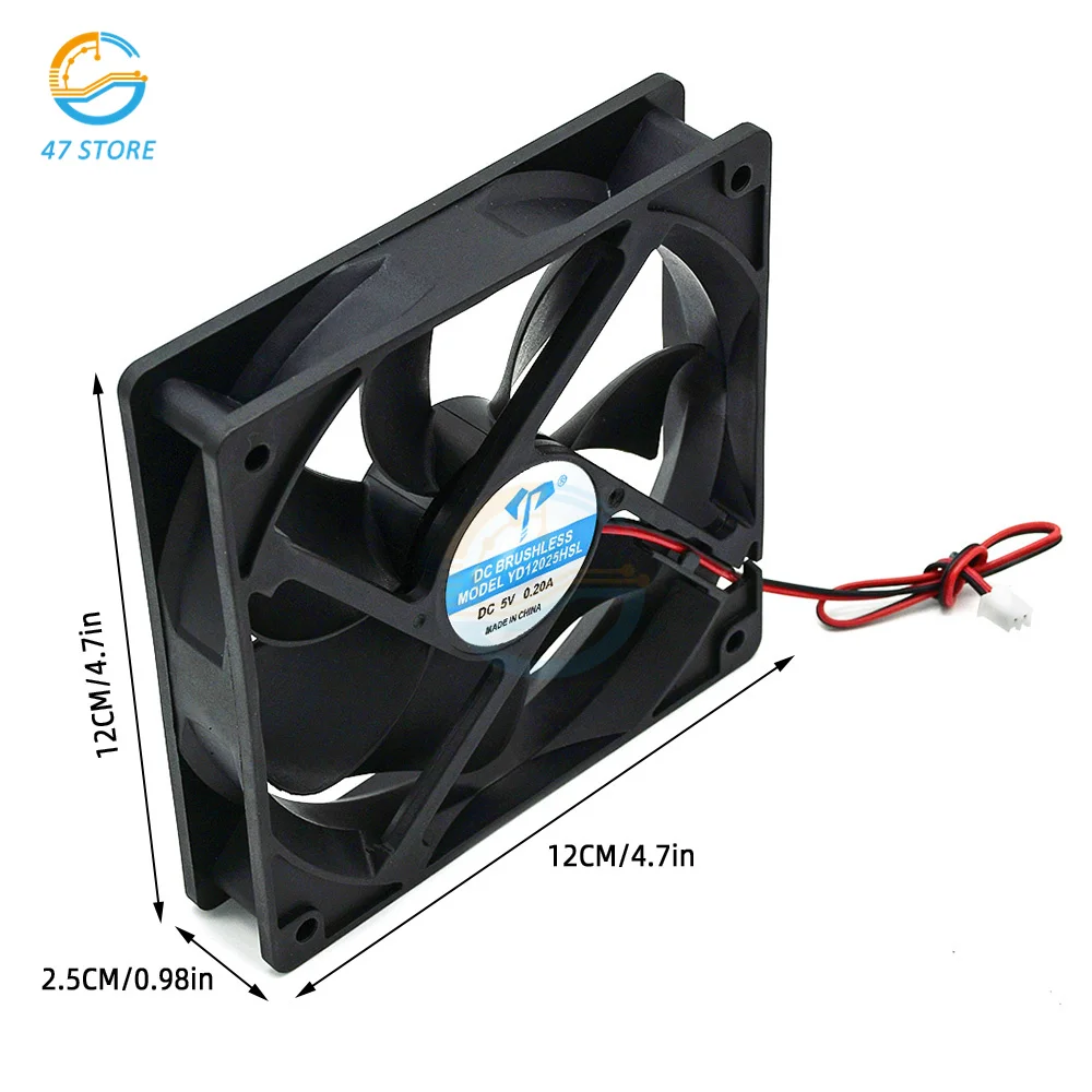 92mm 9225 Computer Case Cooling Fan 92x92x25mm DC 5V 12V 24V 2 PIN PC CPU Cooler Fan 90mm 9cm PC Computer Case Cooler Cooling Fa