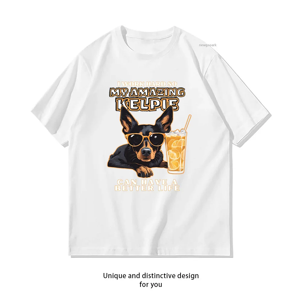 I work hard so my amazing Pembroke welsh corgi dog dog can have a better life T-Shirt Kelpie Lovers shirt graphic t shirts