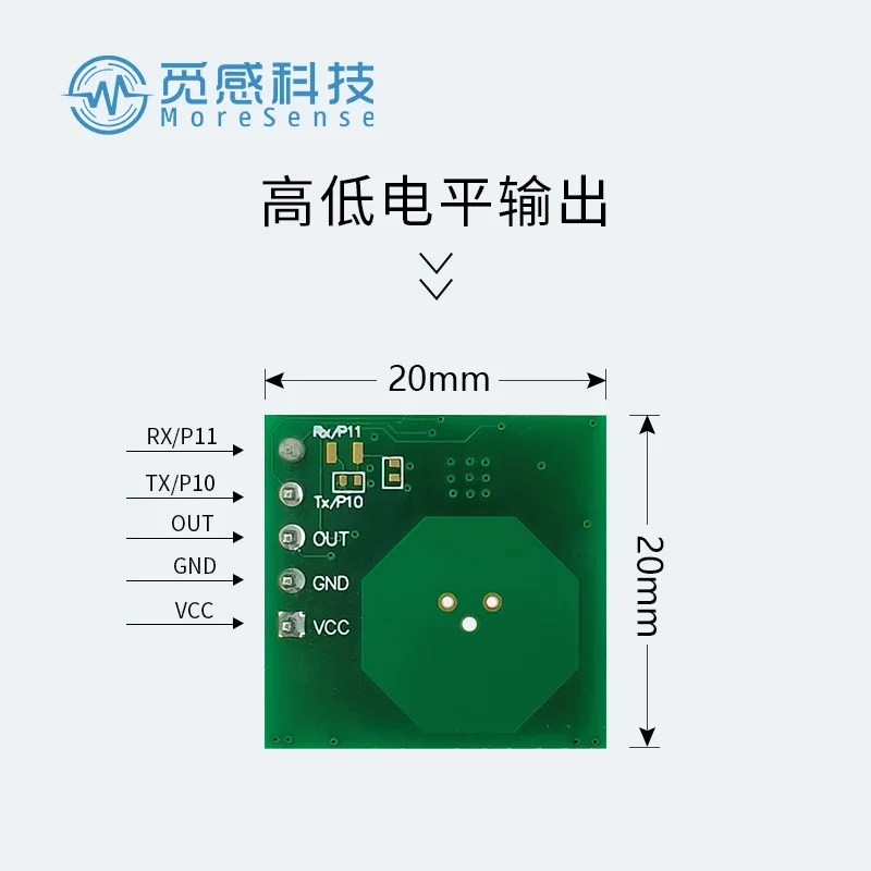 5.8g Human Presence Detection Motion Fretting Respiratory Presence Induction Radar Sensing Module