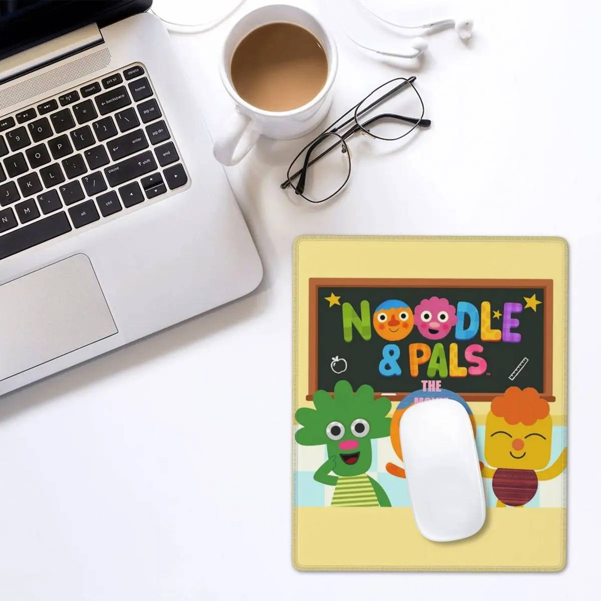 Noodle And Pals Micro Super Simple Cool Mouse Pad Gamer PC Laptop Mats Keyboard Computer Gaming Office Accessories Desk Mat