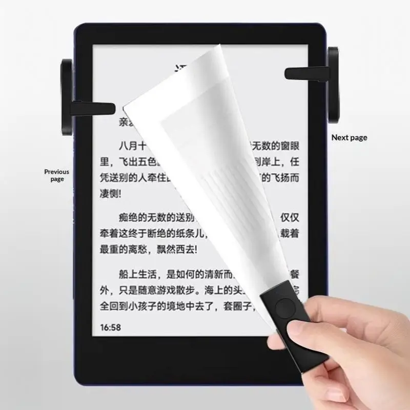 Portable Wireless Page Flipping Clicker Easy Operation: Bluetooth Remote Ebook Reader Phones Tablets Reading
