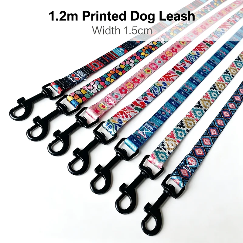 D Ring Strap - Collar ajustable para mascotas con estampado