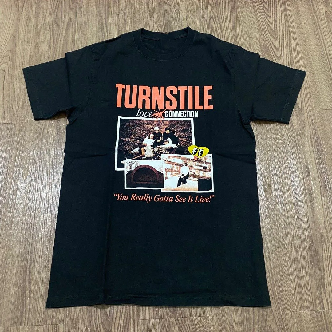 Turnstile Band Love Connection Black T-Shirt Cotton Unisex ZH146