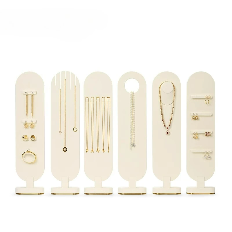 

Light luxury jewelry display props showcase jewelry magnetic rings earrings necklace display stand