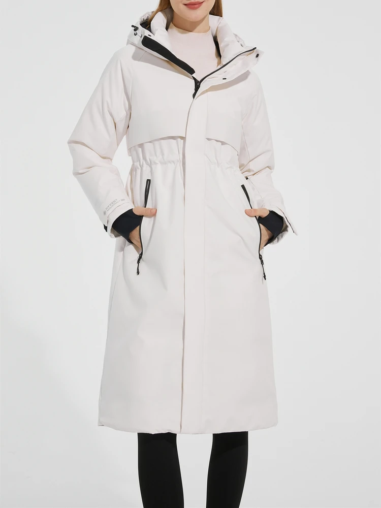 سلسلة Arctic Exploration Platinum للسيدات طويلة من Jaet 20 ℃ مقاومة البرد أوزة أسفل انعكاس الحراري عارضة Sle #5