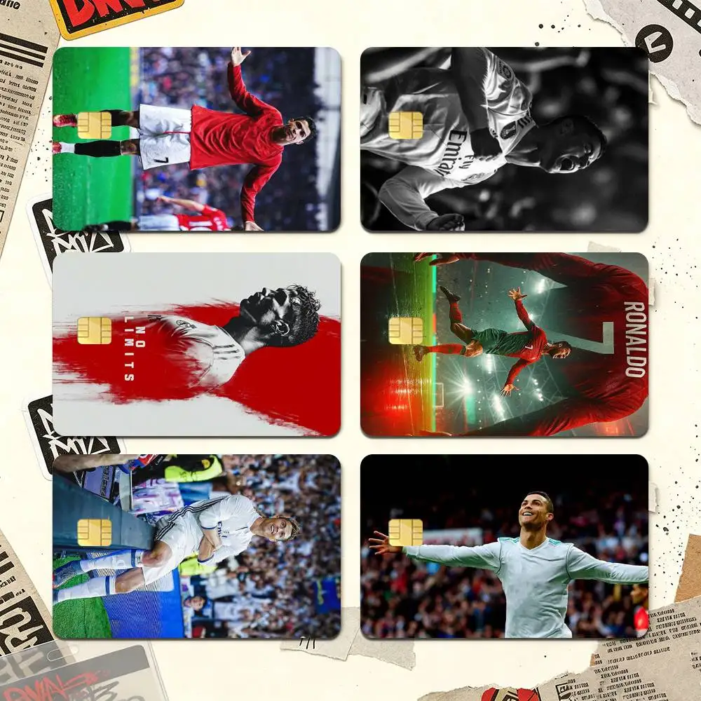 Cristiano Ronaldo Credit Card HD Stickers Premium matte film effectively prevents fingerprints and daily abrasion.