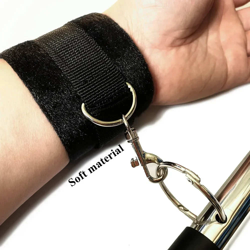 BDSM Bondage Kit Spreader Bar Handcuffs Ankle Cuffs Fetish Restraints Set Sex Toys for Couples секс игрушки sex toys