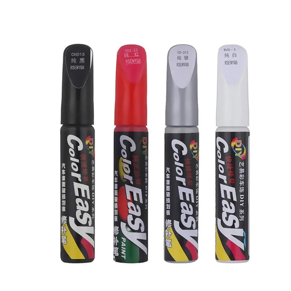 

2022 Car Touch Up Pen Set Car Paint Surface Repair Scratch Repair Paint White Gray Black Red Mixed Color Paint Pen Fast Delivery