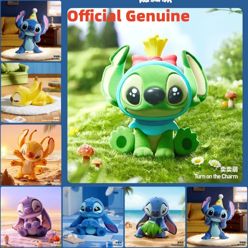 

Горячая Disney Stitch, маленькая серия Emotion, слепая коробка, модный подарок, кукла, украшение для рабочего стола, сборная фигурка, игрушки-сюрпризы для девочек, подарок