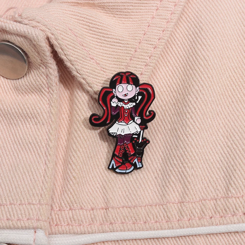 Cartoon Anime Monster Enamel Pins Brooches For Women Badges on Backpack Fashion Lapel Jewelry Clothes Accessories Birthday Gift