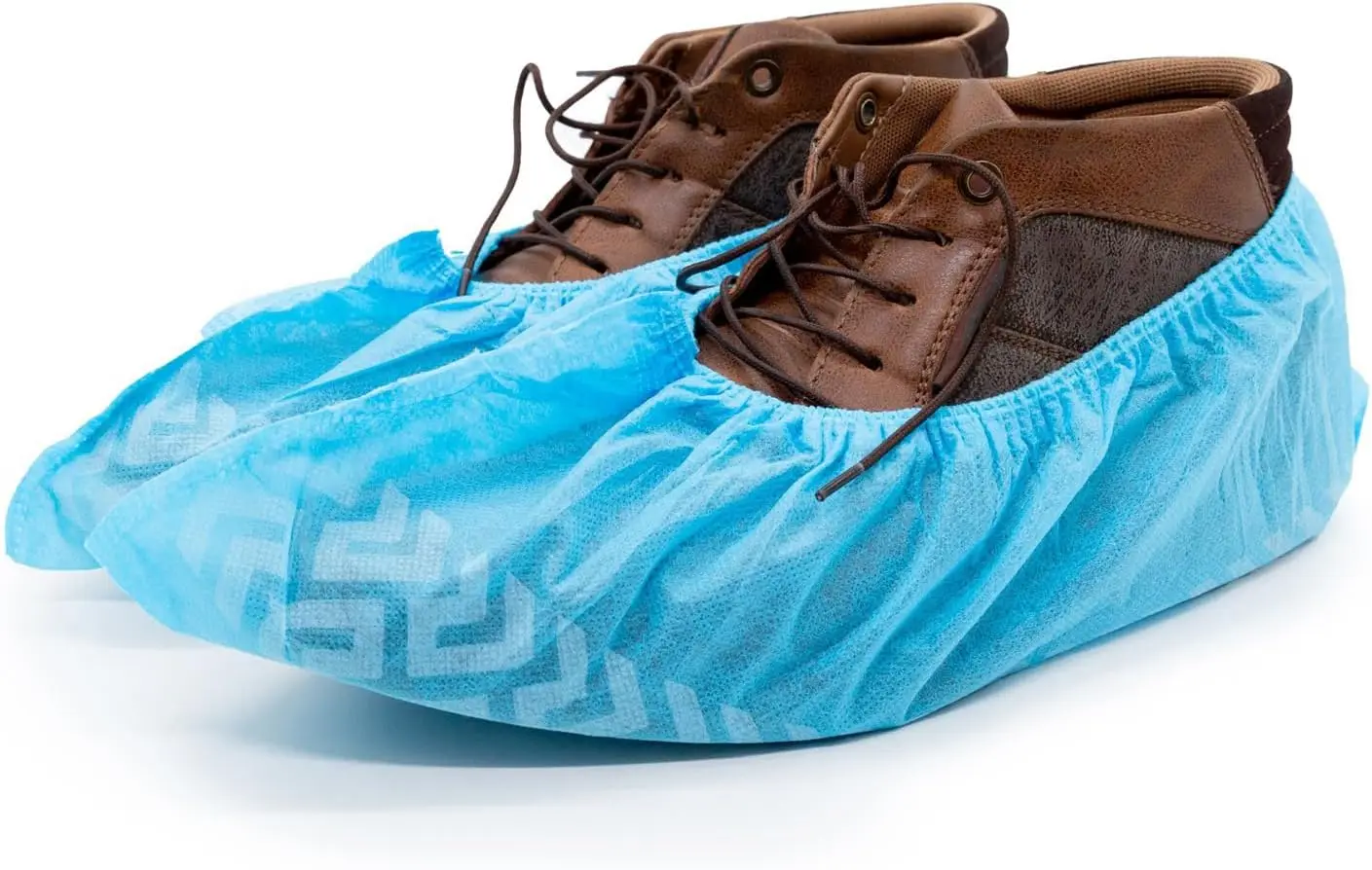 

Extra Large Disposable Shoe Covers 200 Pack Non Slip Fits Mens 14 Boot 13