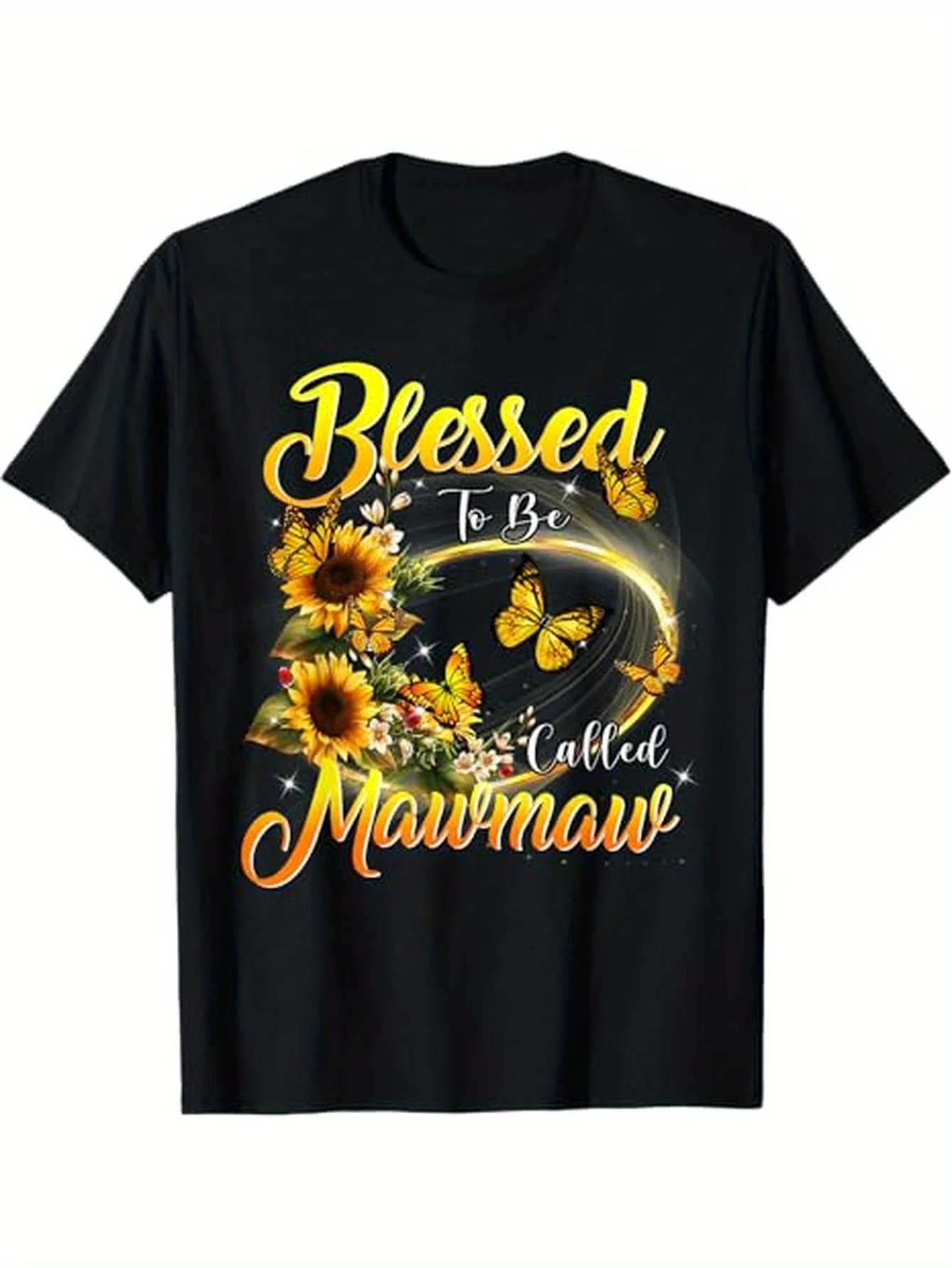 

Blessed to be called Mawmaw Shirt Sunflower Lovers Grandma T-Shirt, 100% Cotton, Gift for Men Women Dad Mom Friends