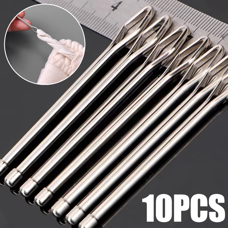 1-10Pcs DIY Sewing Tool Elastic Belt Threading Device Rubber Band Lead Household Sewing Special Waist Rope Threading Accessory