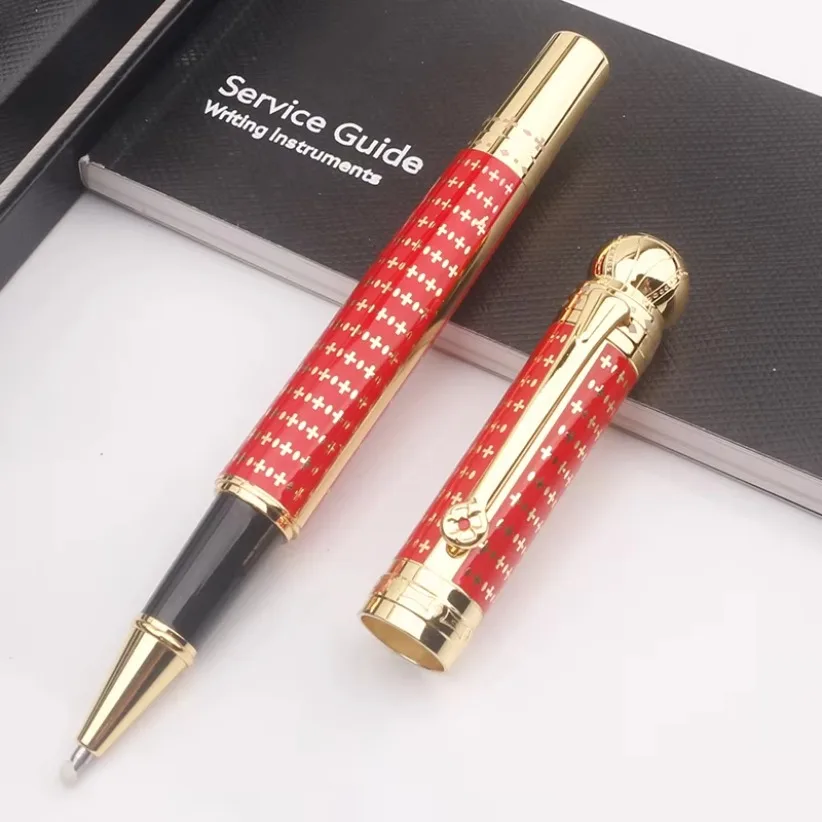 الفاخرة MB قلم الكرات الدوّارة الفن باترون سلسلة جوزيف II قلم حبر جاف الكتابة القرطاسية اللوازم المكتبية