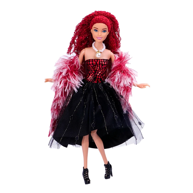 1 Stück 30 cm große Mädchenpuppe mit Kleidung, 1/6 Bjd-Puppe, komplettes Set, Puppenzubehör, Anziehspielzeug für Kinder